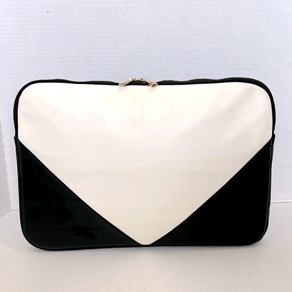 Who What Wear Black and White MOD laptop Cover